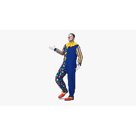 3D model Funny Clown Standing Pose